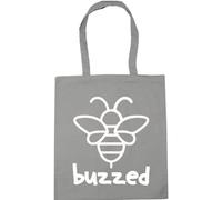 Hippowarehouse Buzzed Tote Shopping Gym Beach Bag 42cm x38cm, 10 litres