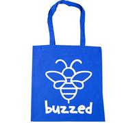 Hippowarehouse Buzzed Tote Shopping Gym Beach Bag 42cm x38cm, 10 litres