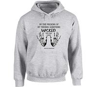 Hippowarehouse by The Pricking of My Thumbs Something Wicked This Way Comes Unisex Hoodie Hooded top Grey