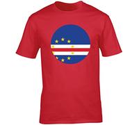 Hippowarehouse Cabo Verde Flag Unisex Short Sleeve t-Shirt (Specific Size Guide in Description)