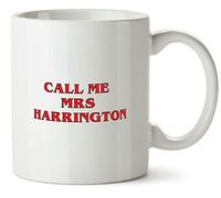 Hippowarehouse Call me Mrs Harrington Steve Hawkins Printed Mug Various Colour Options Ceramic Cup Kitchenware 10oz
