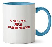 Hippowarehouse Call me Mrs Harrington Steve Hawkins Printed Mug Various Colour Options Ceramic Cup Kitchenware 11oz