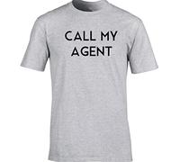 Hippowarehouse Call My Agent Unisex Short Sleeve t-Shirt (Specific Size Guide in Description)