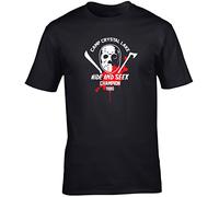 Hippowarehouse Camp Crystal Lake Hide and Seek Champion 1980 Unisex Short Sleeve t-Shirt (Specific Size Guide in Description) Black