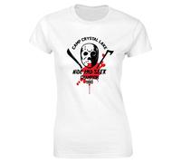 Hippowarehouse Camp Crystal Lake Hide and Seek Champion 1980 Womens Fitted Short Sleeve t-Shirt (Specific Size Guide in Description) White