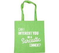 Hippowarehouse can I interest you in a sarcastic comment? Tote Shopping Gym Beach Bag 42cm x38cm, 10 litres