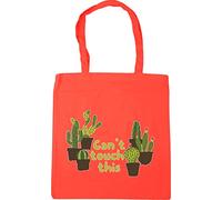 Hippowarehouse Can't touch this - Cactus Tote Shopping Gym Beach Bag 42cm x38cm, 10 litres