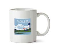 Hippowarehouse Cape cod Massachusetts Printed Mug Various Colour Options Ceramic Cup Kitchenware 11oz