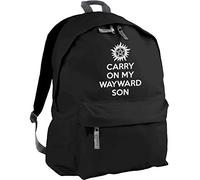 HippoWarehouse Carry On My Wayward Son Backpack ruck Sack Dimensions: 31 x 42 x 21 cm Capacity: 18 litres