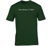 Hippowarehouse ceci N'est pas un T-Shirt Unisex Short Sleeve t-Shirt (Specific Size Guide in Description) Forest Green