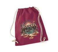 Hippowarehouse Celestial Desert Graphic Crystal Geometry Fantasy Art Vintage Style Drawstring Cotton School Gym Bag 37cm x 46cm, 12 litres
