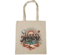 Hippowarehouse Celestial Desert Graphic Crystal Geometry Fantasy Art Vintage Style Tote Shopping Gym Beach Bag 42cm x38cm, 10 litres