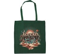 Hippowarehouse Celestial Desert Graphic Crystal Geometry Fantasy Art Vintage Style Tote Shopping Gym Beach Bag 42cm x38cm, 10 litres