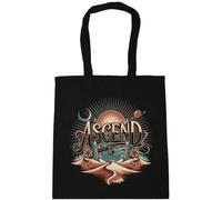 Hippowarehouse Celestial Desert Graphic Crystal Geometry Fantasy Art Vintage Style Tote Shopping Gym Beach Bag 42cm x38cm, 10 litres