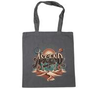 Hippowarehouse Celestial Desert Graphic Crystal Geometry Fantasy Art Vintage Style Tote Shopping Gym Beach Bag 42cm x38cm, 10 litres