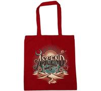 Hippowarehouse Celestial Desert Graphic Crystal Geometry Fantasy Art Vintage Style Tote Shopping Gym Beach Bag 42cm x38cm, 10 litres