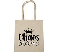 Hippowarehouse Chaos Co-ordinator Tote Shopping Gym Beach Bag 42cm x38cm, 10 litres