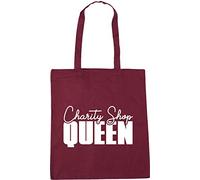Hippowarehouse Charity Shop Queen Tote Shopping Gym Beach Bag 42cm x38cm, 10 litres