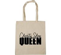 Hippowarehouse Charity Shop Queen Tote Shopping Gym Beach Bag 42cm x38cm, 10 litres