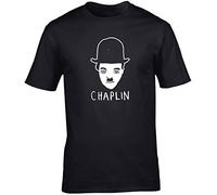 Hippowarehouse Charlie Chaplin Portrait Unisex Short Sleeve t-Shirt