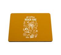 Hippowarehouse Childrens Beach Accessories My Little Beach Bag with Illustrations printed mouse mat pad accessory black rubber base 240mm x 190mm x 60mm