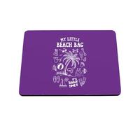 Hippowarehouse Childrens Beach Accessories My Little Beach Bag with Illustrations printed mouse mat pad accessory black rubber base 240mm x 190mm x 60mm