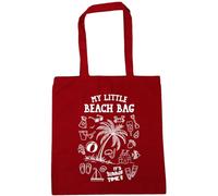 Hippowarehouse Childrens Beach Accessories My Little Beach Bag with Illustrations Tote Shopping Gym Beach Bag 42cm x38cm, 10 litres