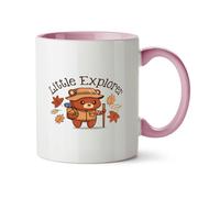Hippowarehouse Childrens Family Camping Trip Little Explorer Bear Printed Mug Various Colour Options Ceramic Cup Kitchenware 11oz