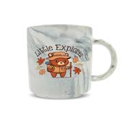 Hippowarehouse Childrens Family Camping Trip Little Explorer Bear Printed Mug Various Colour Options Ceramic Cup Kitchenware 11oz