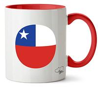 Hippowarehouse Chile Flag Printed Mug Various Colour Options Ceramic Cup Kitchenware 11oz