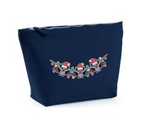 Hippowarehouse Christmas Bats Fairy Lights Decor Printed Make up Cosmetic wash Bag 18x19x9cm