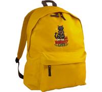 Hippowarehouse Christmas cat on the naughty list backpack ruck sack Dimensions: 31 x 42 x 21 cm Capacity: 18 litres