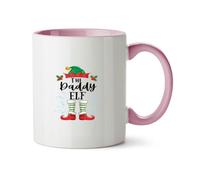 Hippowarehouse Christmas The Daddy elf Printed Mug Various Colour Options Ceramic Cup Kitchenware 11oz