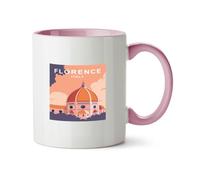 Hippowarehouse Cityscape Background in Florence, Italy Printed Mug Various Colour Options Ceramic Cup Kitchenware 11oz