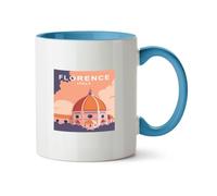 Hippowarehouse Cityscape Background in Florence, Italy Printed Mug Various Colour Options Ceramic Cup Kitchenware 11oz