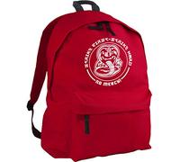 Hippowarehouse Cobra kai snake strike first strike hard no mercy backpack ruck sack Dimensions: 31 x 42 x 21 cm Capacity: 18 litres