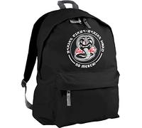 Hippowarehouse Cobra kai snake strike first strike hard no mercy backpack ruck sack Dimensions: 31 x 42 x 21 cm Capacity: 18 litres