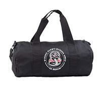 Hippowarehouse COBRA KAI STRIKE FIRST - STRIKE HARD Gymwear Gym Duffle Cylinder Uniform Kit Bag 50 x 25 x 25cm 20 litres