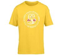 Hippowarehouse Cobra Kai Strike First - Strike Hard Kids Children's Short Sleeve t-Shirt