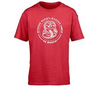 Hippowarehouse Cobra Kai Strike First - Strike Hard Kids Children's Short Sleeve t-Shirt Red