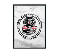 Hippowarehouse COBRA KAI STRIKE FIRST - STRIKE HARD Printed Poster A3 Wall Art Design Classroom Room Gym Office Décor