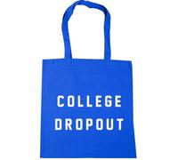 Hippowarehouse College Dropout Tote Shopping Gym Beach Bag 42cm x38cm, 10 litres