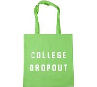 Hippowarehouse College Dropout Tote Shopping Gym Beach Bag 42cm x38cm, 10 litres
