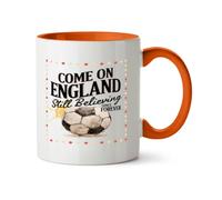 Hippowarehouse Come On England: Still Believing Since Forever Printed Mug Various Colour Options Ceramic Cup Kitchenware 11oz