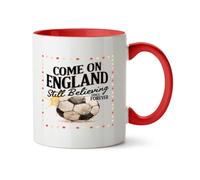 Hippowarehouse Come On England: Still Believing Since Forever Printed Mug Various Colour Options Ceramic Cup Kitchenware 11oz