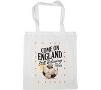 Hippowarehouse Come On England: Still Believing Since Forever Tote Shopping Gym Beach Bag 42cm x38cm, 10 litres