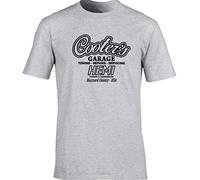 Hippowarehouse Cooter's Garage Towing - Repairs - Servicing Helli Tuning and Suspension Hazzard Country - USA Unisex Short Sleeve t-Shirt (Specific Size Guide in Description) Grey