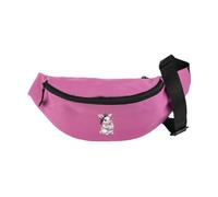 Hippowarehouse Coquette Spooky Cute Halloween Bunny with Little Ghosts Waist Pack Bum Bag Festival Accessory 38x14x8cm 2.5 litres