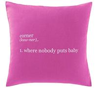 Hippowarehouse Corner 1. Where Nobody Puts Baby Printed bedroom accessory cushion cover case 41x41cm