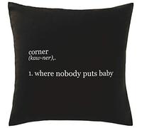 Hippowarehouse Corner 1. Where Nobody Puts Baby Printed bedroom accessory cushion cover case 41x41cm